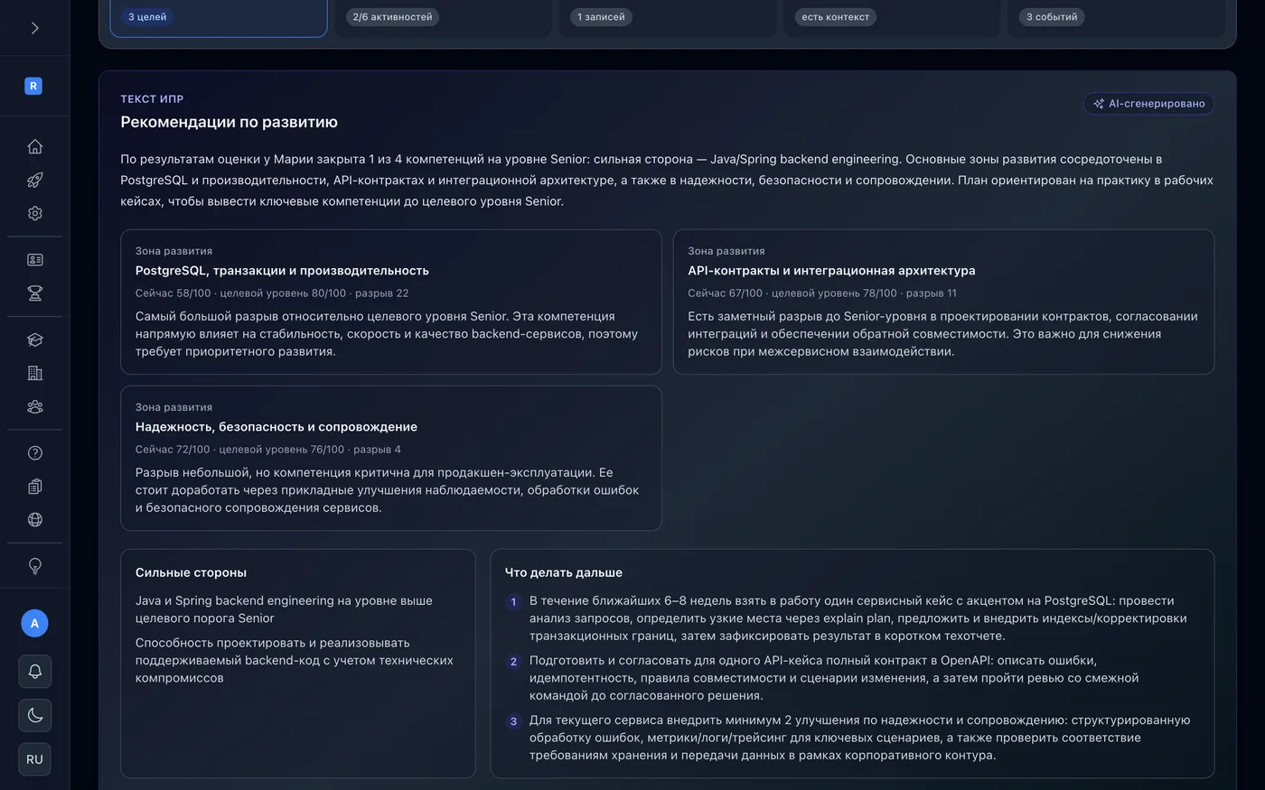 ИПР создаётся автоматически